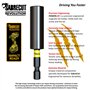 SabreCut SCRK1 2 x porte-embouts à impact magnétique professionnels (60 mm et 152 mm) et 2 x embouts de tournevis PZ2 compatible