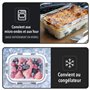 Lot de 10 Boites Repas - Boites de Conservation Alimentaire Idéales pour Préparer des Repas Sains - Boites en Verre Hermétiques 