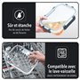 Lot de 10 Boites Repas - Boites de Conservation Alimentaire Idéales pour Préparer des Repas Sains - Boites en Verre Hermétiques 