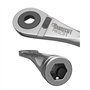 1 x SabreCut MRSC01 Mini Micro Cliquet 1/4" Hex En Acier Inoxydable Professionnel 72 Dents Clé À Cliquet À Main