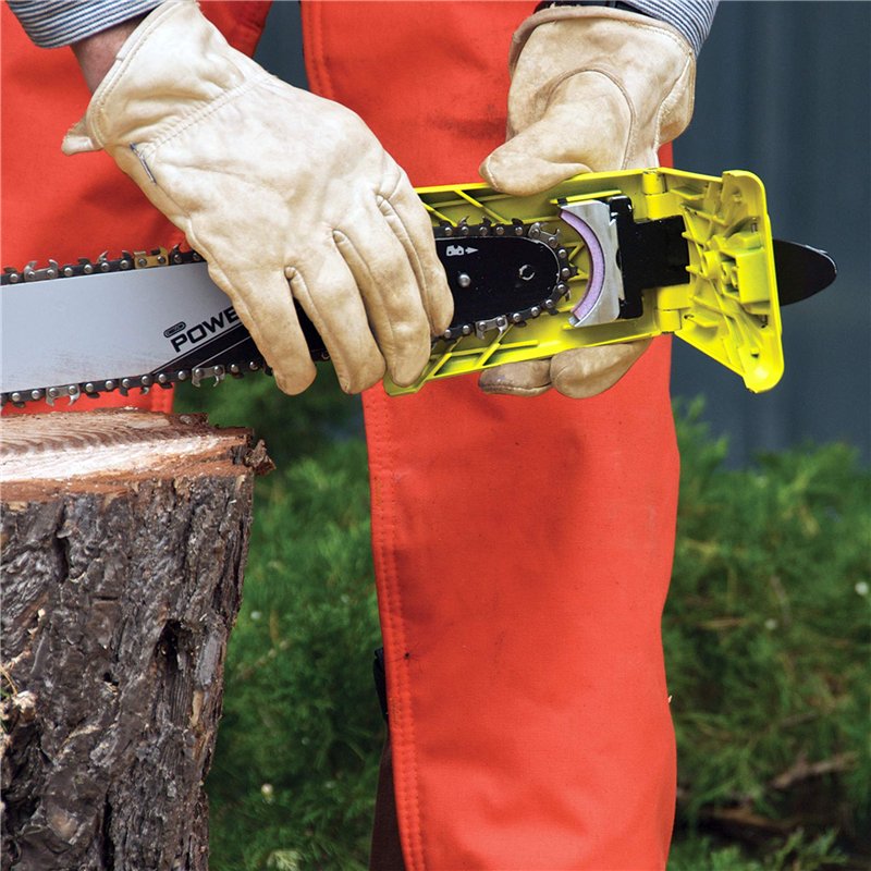 Image secondaire de Oregon 542310 Guide Powersharp de tronçonneuse avec affûteur pour chaîne PowerSharp 52 maillons