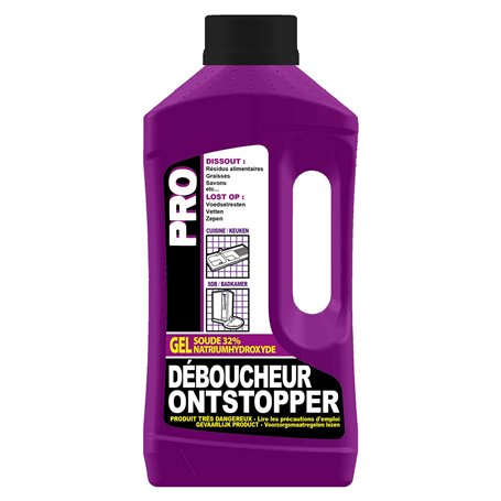 Fulgurant PRO - Déboucheur Professionnel Soude