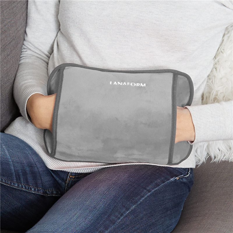 Image secondaire de Hand Warmer (Grey) - Bouillotte Électrique - Bouillotte Rechargeable - Bouillotte Douce Confortable - Bouillotte Électrique Chau
