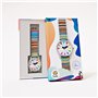 Twistiti Montre Pédagogique Enfant dès 6 Ans, Cadran coloré et ludique avec Chiffres, pédagogie Montessori. Étanche, Bracelet In