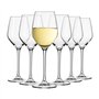 Krosno Petite Verre à Vin Blanc | Lot de 6 | 200 ML | Collection Splendour | Parfait la Maison