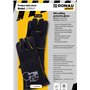 DONAU SAFETY Gant de Soudeur en Croûte de Cuir de Vachette pour Soudage MIG - Taille 10 XL, 1 Paire - Gants de Travail de Haute 