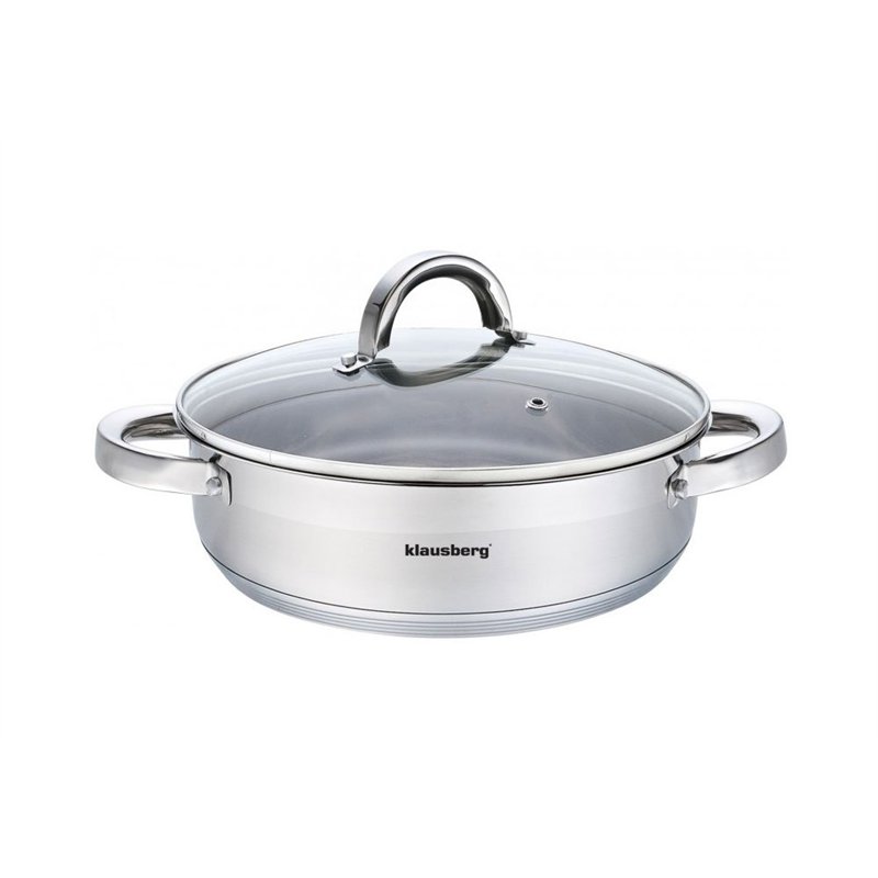 Faitout avec couvercle dans de nombreuses tailles 3.6l à 6.0L Faitout Casseroles induction inox KLAUS Montagne, Acier inoxydable
