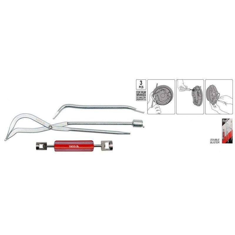 Yato yt-0684 – 3pcs Frein Pinces de ressort du Kit