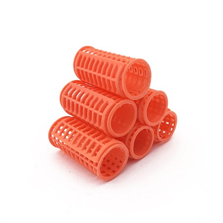 NIKO Lot de 10 bigoudis à clip 25 mm avec clip pour cheveux bouclés et ondulations Outil de coiffure pour salon de coiffure/barb