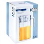 VILDE Carafe en verre avec couvercle et bec verseur - 1,5 l - Carafe à eau avec couvercle - Carafe à eau - Carafe à thé - Insert