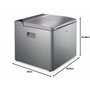 DOMETIC RC1200EGP Glacière portable à absorption, 40L, 12/230V/Gaz, 25°C en dessous de la température ambiante, p508xh441xl500mm