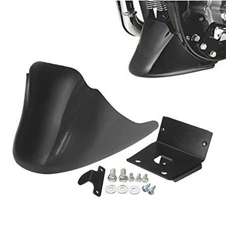 Viviance Aileron Avant De Carénage Noir Compatible avec Harley Davidson XL Sportster 883 1200