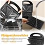 Gotoll Appareil à Croques Monsieur Gaufrier 3 en 1 Machine à Sandwich Maker Gauffre Presse Toaster Pain Plaques Remplaçables 750