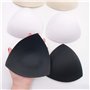 JZK Lot de 6 Paires de Coussinets de Soutien-Gorge en Mousse Amovibles triangulaires pour Maillots de Bain Soutien-Gorge Bikini
