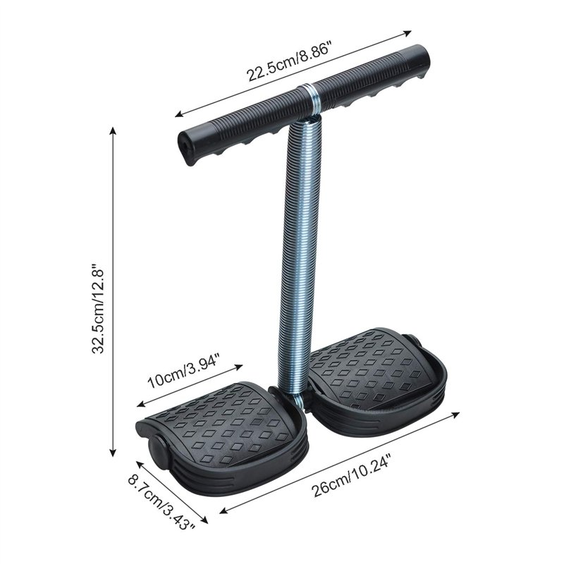 Image secondaire de Covvy Tirer La Corde Élastique Tension p é Dale Abdomen Ressort Matériel Exp é Jambe Exerciser Ventre Trimmer Rimentateur De Mus