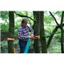 Hape Balançoire de Poche pour Les Enfants de 5 Ans et Plus - Balançoire Hamac Suspendue Fabriquée en Plastique Recyclé - Support
