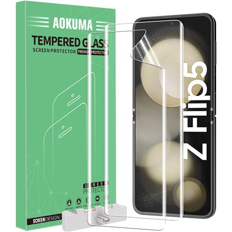 AOKUMA Protections d'écran pour Samsung Galaxy Z Flip 5/Z Flip 6