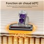 Jimmy JV35 Aspirateur Matelas Anti Acariens 700W avec Stérilisation UV-C, Chauffage à 60℃, Système de Filtration Dual-Cyclonic, 
