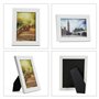 SONGMICS Cadre Photo Pêle-mêle, Mural Capacité de 12 Photos de 10 x 15 cm +1 Cadre Photo sur Table Offert MDF, Cadeau Noel, Néce