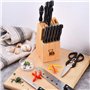 RENBERG Tenessy | Couteaux de cuisine | set complet de 15 pièces avec support en bois | parfait pour couper tous types d'ingrédi