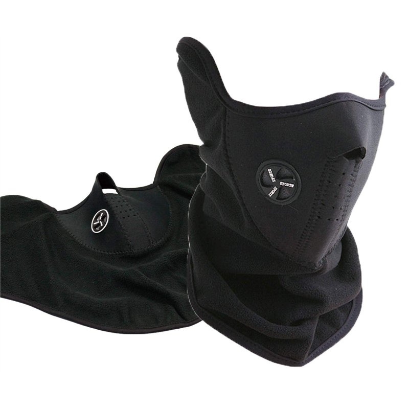 Be in Your Mind Cache-Cou 3D en Forme de Cagoule pour Le Cou et la poussière Noir