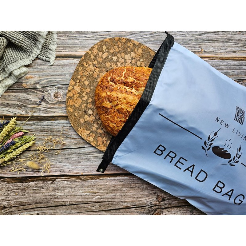Image secondaire de New Living – Sac à pain pour la conservation et la congélation, en polyester recyclé sans BPA, 40 x 27 cm