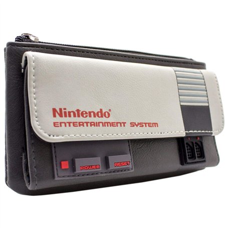 NES Retro Gaming Entertainment System Console Porte-Monnaie/Portefeuille Pochette Poche à Pièces & Porte-Carte