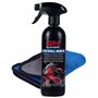 QM Cleaner - Total Bike Nettoyant multi-surfaces pour motos | Kit de nettoyage à sec pour mots et vélo - Comprend un microfibre