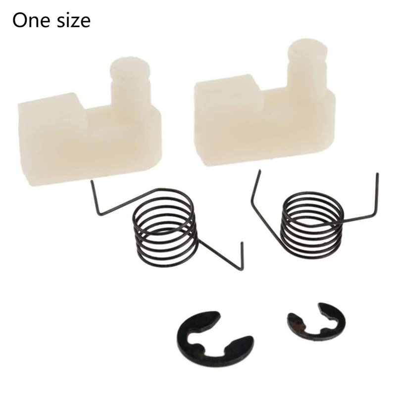 Image secondaire de WOWOWO 6 pièces (2 Ensembles) pièces d'outils scie à chaîne Volant de démarrage cliquet + Ressort + Clip