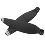 Shanrya Lame d'hélices, 8 pales d'ailes d'hélices légères pour Accessoires de Drone pour Mavic Mini Bordure Argent Noir
