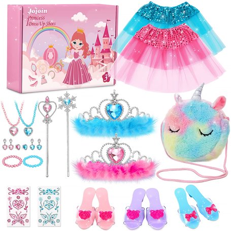 Jojoin 3 paires de Chaussures de Princesse Fille