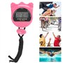 Voluxe Minuterie électronique de chronomètre de Sport, chronomètre Rose imperméable Minuterie de Sport pour des compétitions pou