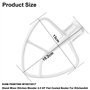 Italdos Batteur Plat K45B compatible pour KitchenAid K45 KSM75 KSM90 KSM103 KSM110 KSM150 KSM151 KSM152 KN15E1X Fouet Plat en Al