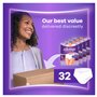 Always Discreet, 32 Culottes Incontinence Femme, Plus 6 Gouttes, Sous-Vêtements Taille L, Blanc, Protection Très Absorbante pour