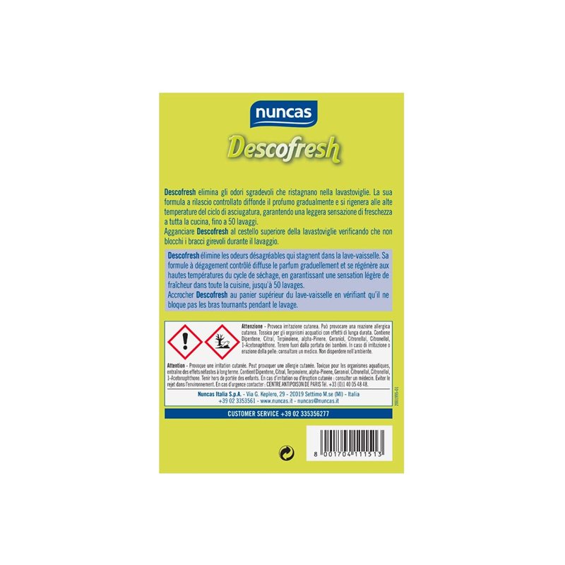 Image secondaire de Nuncas Descofresh Désodorisant pour Lave-Vaisselle - 1 Pièce