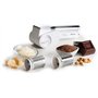 Ariete Gratì Metal 44, Râpe à Fromage Électrique Sans Fil, 2 Rouleaux en Acier Inoxydable Inclus, 1 Kg de Fromage avec Une Recha