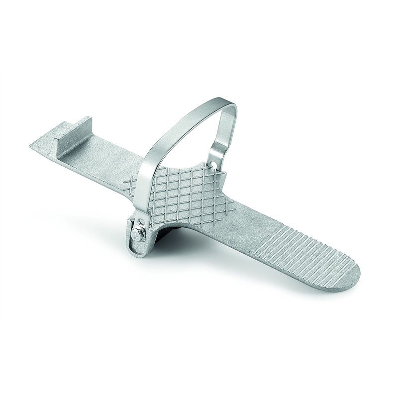 AUSONIA - PORTE DALLE LEVE PLAQUE A PEDALE EN ALUMINIUM 30X13 À PÉDALE POUR SOULEVER LES PANNEAUX DE PLACOPLÂTRES JUSQU’À UN MAX