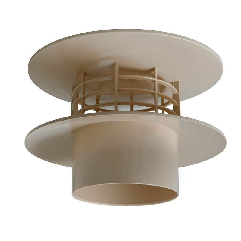 Image secondaire de La Ventilazione ES100S-Y ES100S Extracteur Statique pour Colonne de Ventilation Sable Diamètre 100 mm