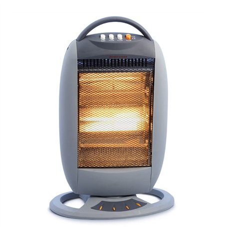 NIKLAS - Chauffage infrarouge Oscillant 1200W Chauffage d'appoint Classic Electrique Anti basculement Coupure automatique