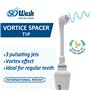 Jet dentaire SOWASH TRIO, Se connecte au robinet, Hydropulseur Dentaire Sans piles ni électricité, 1 tête Vortice + 1 tête de Vo
