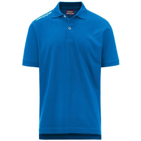 Kappa - Polo Logo Polo MSS pour garçon - F95 - Azzurro Italia - 14 âge (Hauteur 158-169 cm)