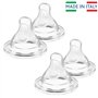 Chicco Perfect-5 Lot de 4 tétines Soft Sense en silicone Taille X Food Brei 6 mois