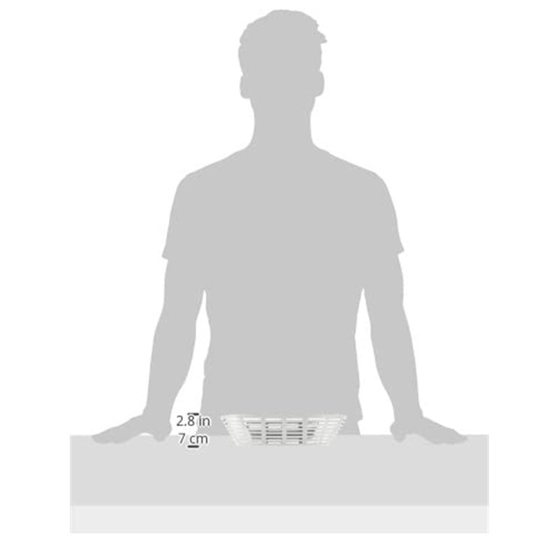 Image secondaire de BRA Bella | Corbeille à Pain Ovale, 21 X 31 cm, Acier Inoxydable 18/10, Argent Métallique