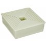 Ibili 784203 Lot de 9 emporte-pièces carré lisse, Blanc