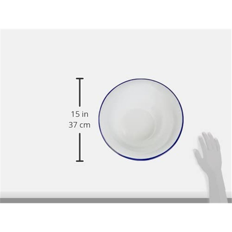 Image secondaire de Ibili 903132 Cuvette en acier émaillé vitrifié 32 cm Blanche