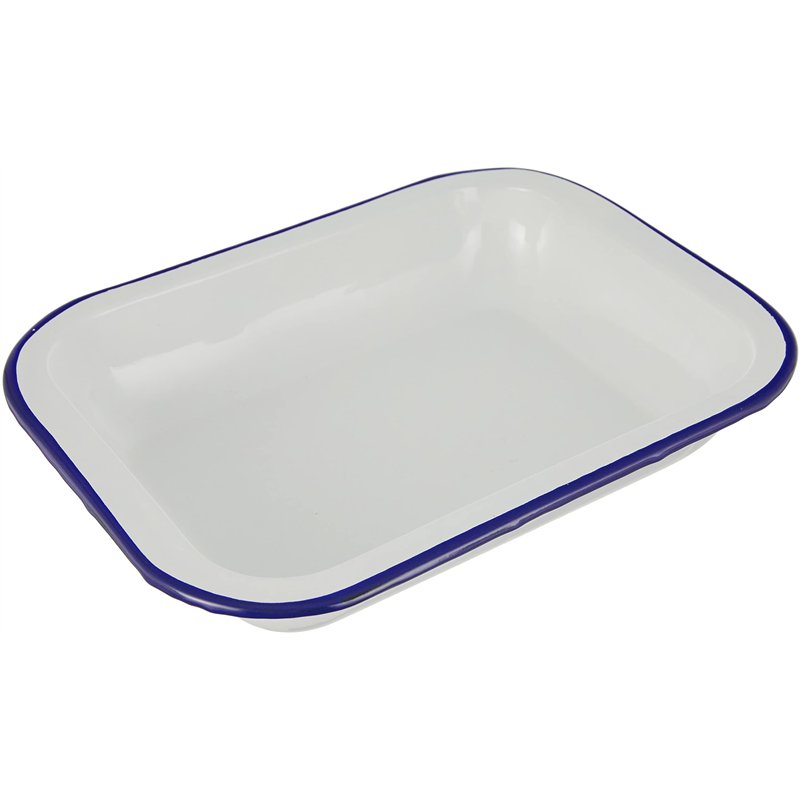 Image secondaire de Ibili 905027 Plat Rectangulaire, Acier, Blanc, 27 x 20 x 6 cm