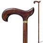 Bâton de support en bois marron foncé 92 cm