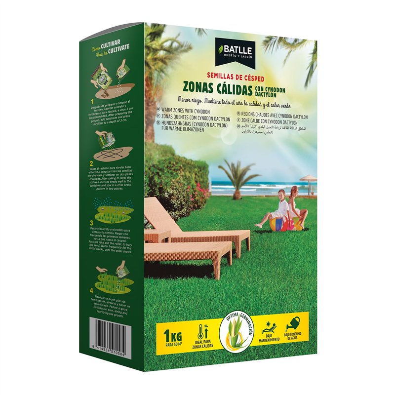 Semillas Battle Gazon côtier 1kg