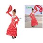 Atosa déguisement danseuse flamenco rouge 5 a 6 años