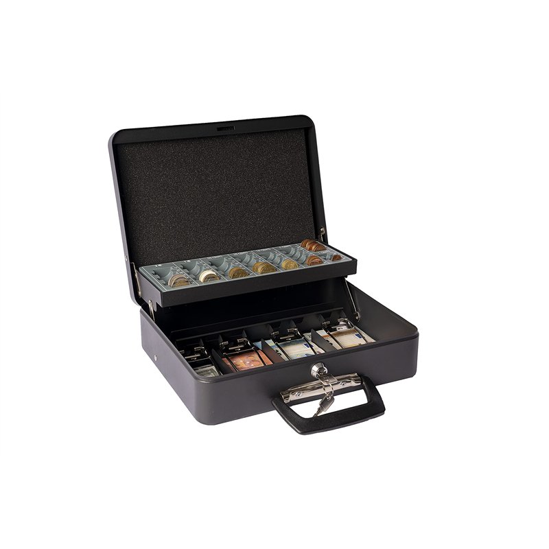 ARREGUI Cashier Clip C9244H-EUR Caisse à monnaie et billets à clé pour transporter l'argent | Caisse en acier monnayeur et compa